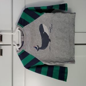 🐳BABY BODEN Longsleeve Whale Shirt